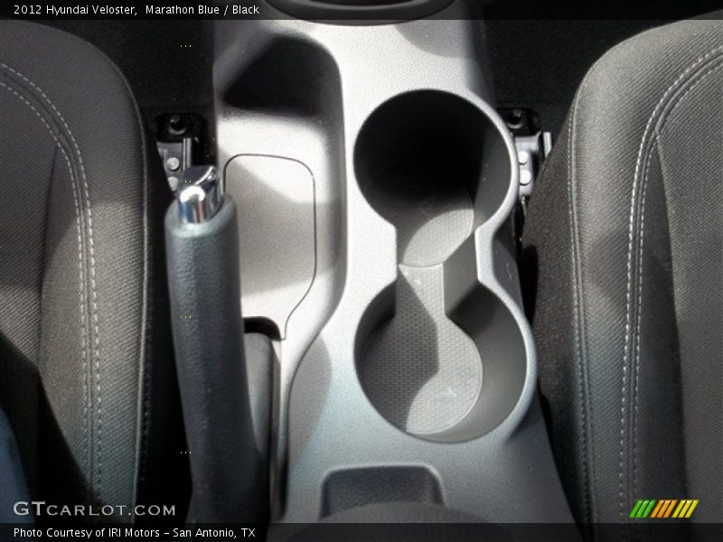 Marathon Blue / Black 2012 Hyundai Veloster