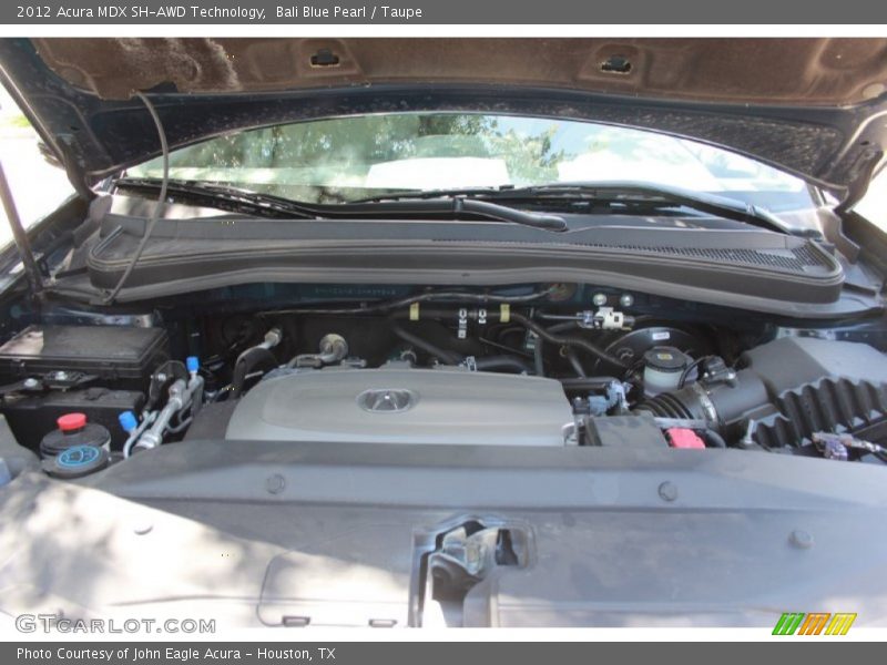 Bali Blue Pearl / Taupe 2012 Acura MDX SH-AWD Technology