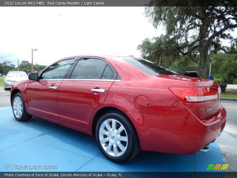 Red Candy Metallic / Light Camel 2012 Lincoln MKZ FWD