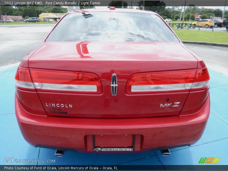 Red Candy Metallic / Light Camel 2012 Lincoln MKZ FWD