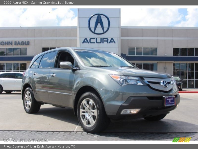 Sterling Gray Metallic / Ebony 2009 Acura MDX