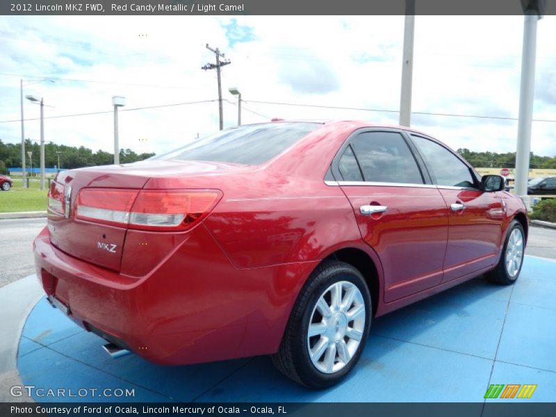 Red Candy Metallic / Light Camel 2012 Lincoln MKZ FWD