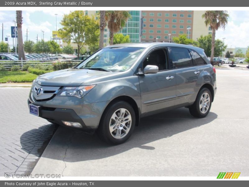 Sterling Gray Metallic / Ebony 2009 Acura MDX
