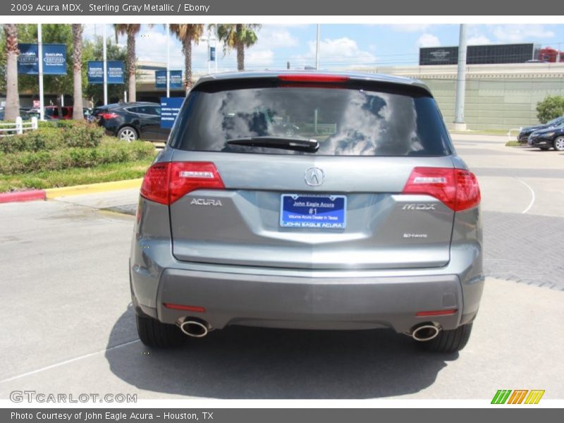 Sterling Gray Metallic / Ebony 2009 Acura MDX