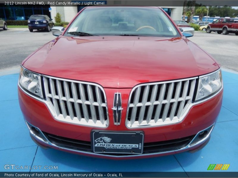 Red Candy Metallic / Light Camel 2012 Lincoln MKZ FWD