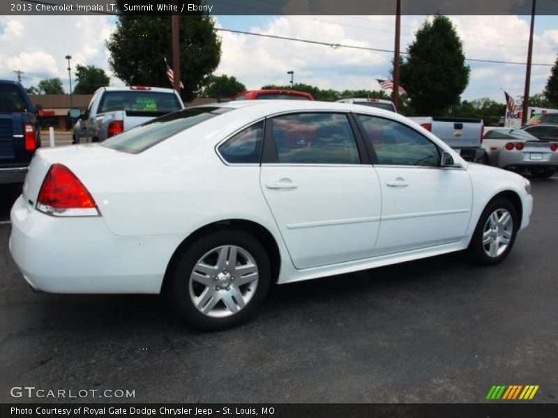 Summit White / Ebony 2013 Chevrolet Impala LT