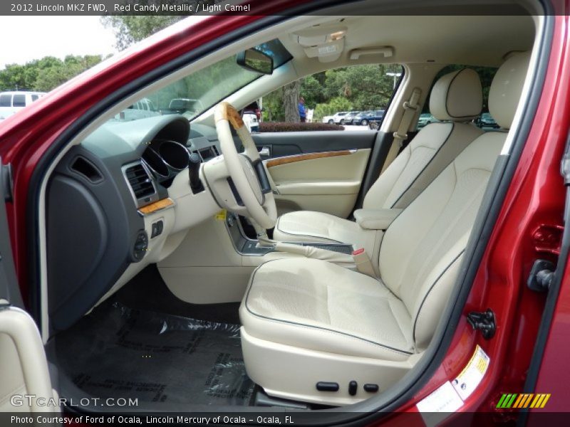 Red Candy Metallic / Light Camel 2012 Lincoln MKZ FWD
