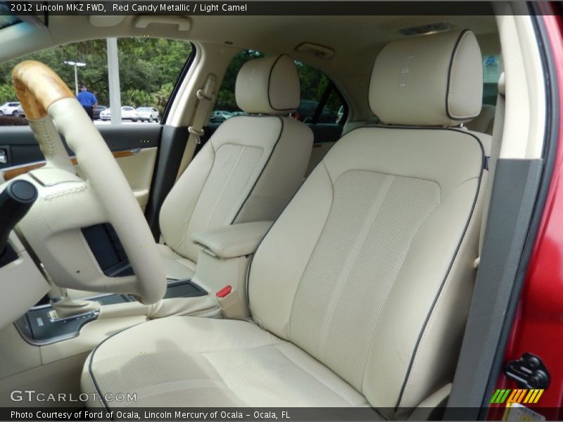 Red Candy Metallic / Light Camel 2012 Lincoln MKZ FWD