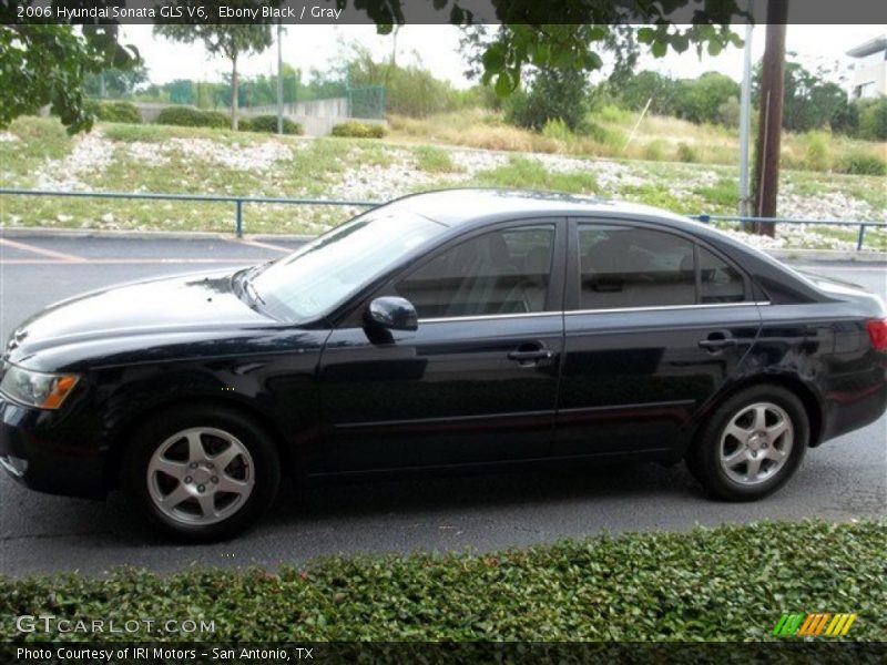 Ebony Black / Gray 2006 Hyundai Sonata GLS V6