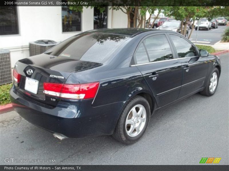Ebony Black / Gray 2006 Hyundai Sonata GLS V6