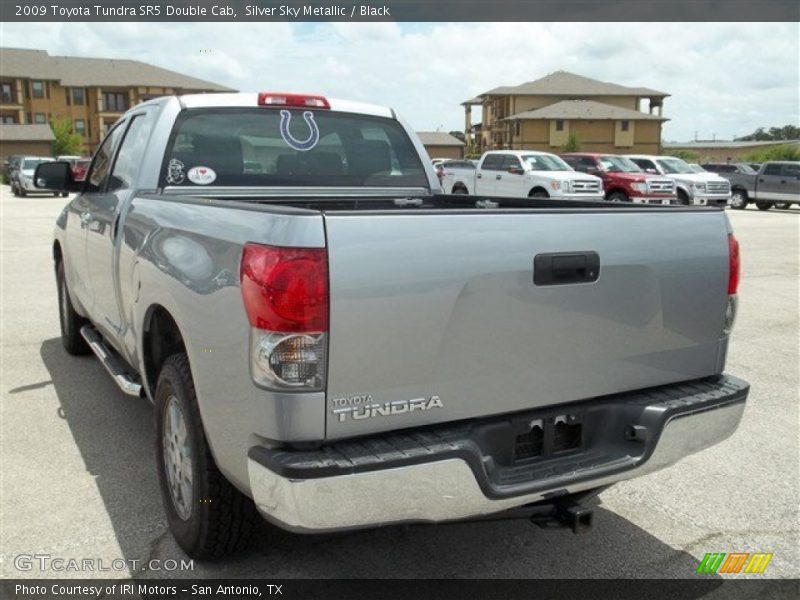 Silver Sky Metallic / Black 2009 Toyota Tundra SR5 Double Cab