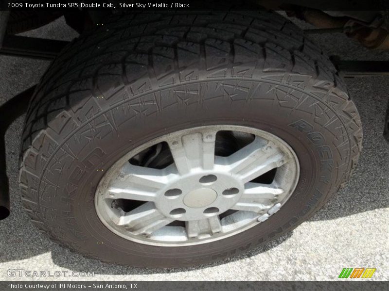 Silver Sky Metallic / Black 2009 Toyota Tundra SR5 Double Cab