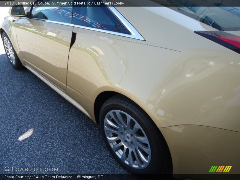 Summer Gold Metallic / Cashmere/Ebony 2013 Cadillac CTS Coupe