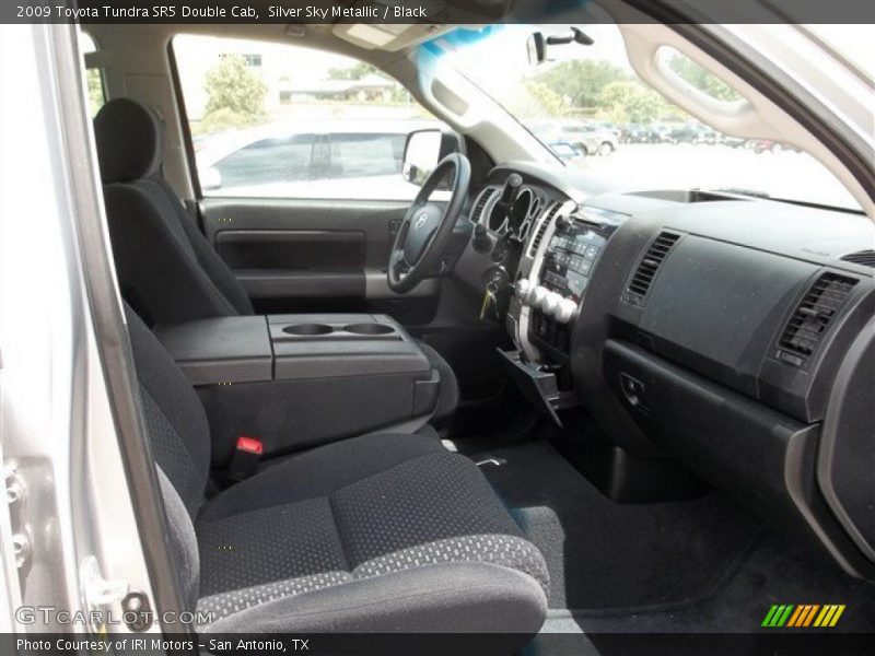 Silver Sky Metallic / Black 2009 Toyota Tundra SR5 Double Cab