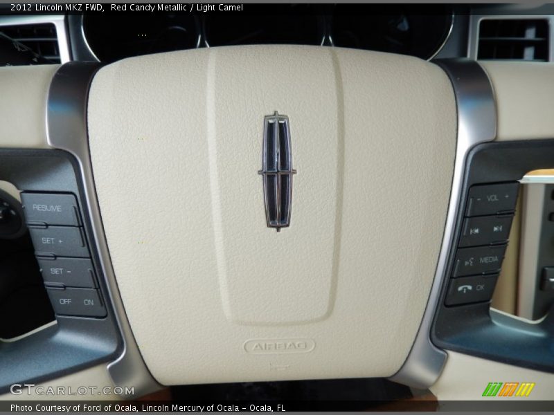 Red Candy Metallic / Light Camel 2012 Lincoln MKZ FWD