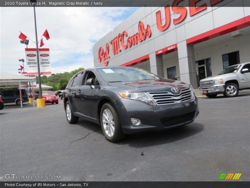 Magnetic Gray Metallic / Ivory 2010 Toyota Venza I4