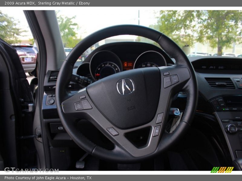 Sterling Gray Metallic / Ebony 2009 Acura MDX
