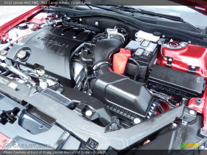 Red Candy Metallic / Light Camel 2012 Lincoln MKZ FWD