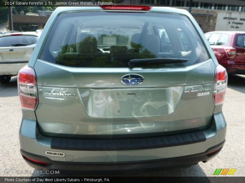 Jasmin Green Metallic / Platinum 2014 Subaru Forester 2.5i