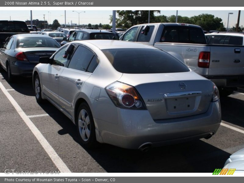 Super Black / Charcoal 2008 Nissan Altima 2.5 S