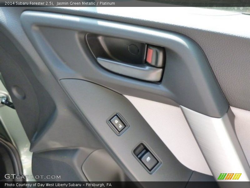 Jasmin Green Metallic / Platinum 2014 Subaru Forester 2.5i