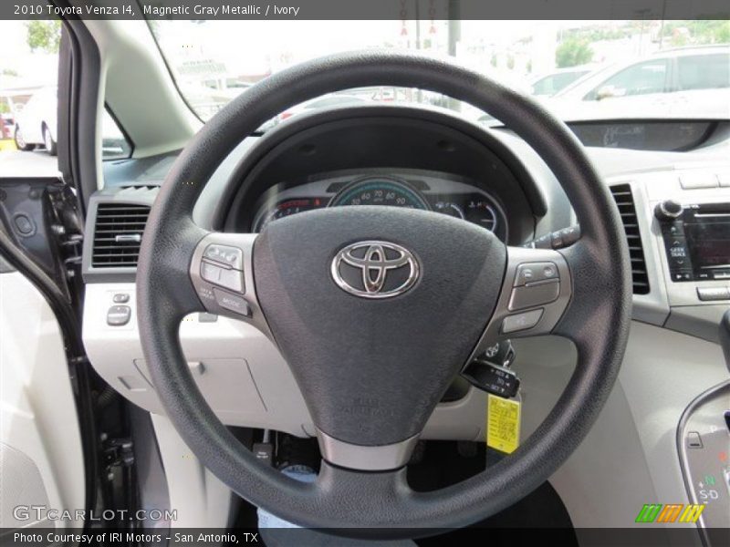 Magnetic Gray Metallic / Ivory 2010 Toyota Venza I4
