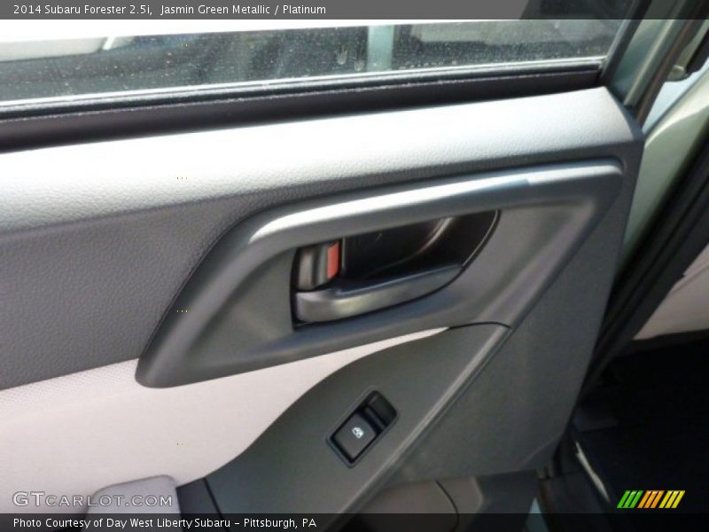 Jasmin Green Metallic / Platinum 2014 Subaru Forester 2.5i