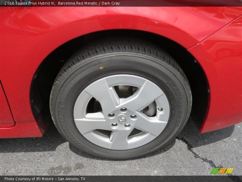 Barcelona Red Metallic / Dark Gray 2010 Toyota Prius Hybrid IV