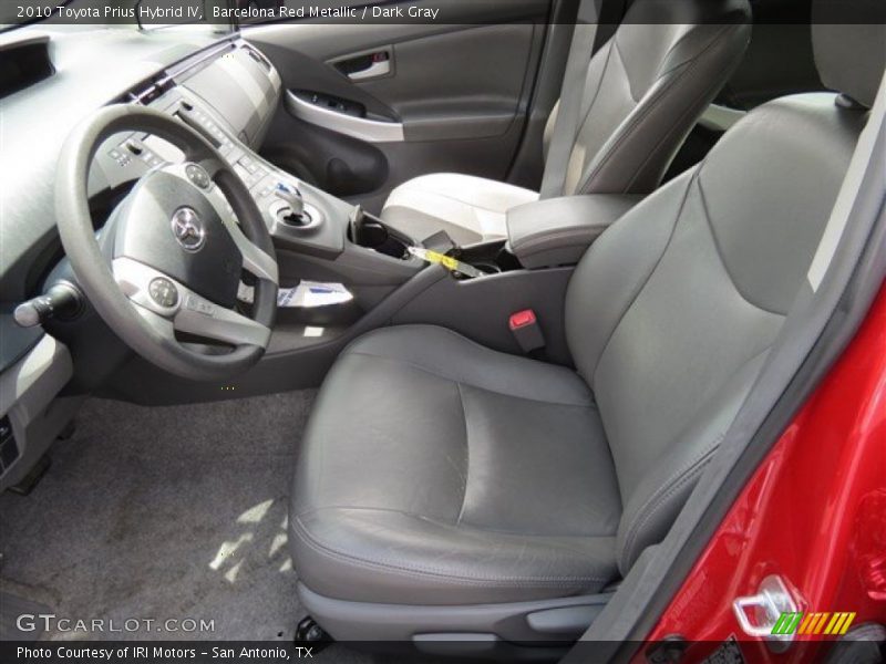 Barcelona Red Metallic / Dark Gray 2010 Toyota Prius Hybrid IV
