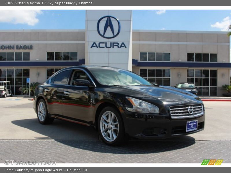 Super Black / Charcoal 2009 Nissan Maxima 3.5 SV
