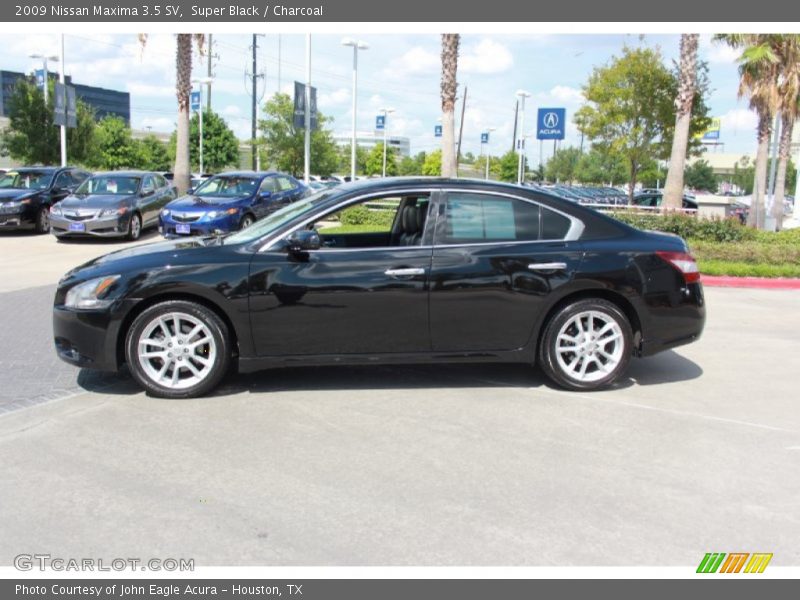 Super Black / Charcoal 2009 Nissan Maxima 3.5 SV