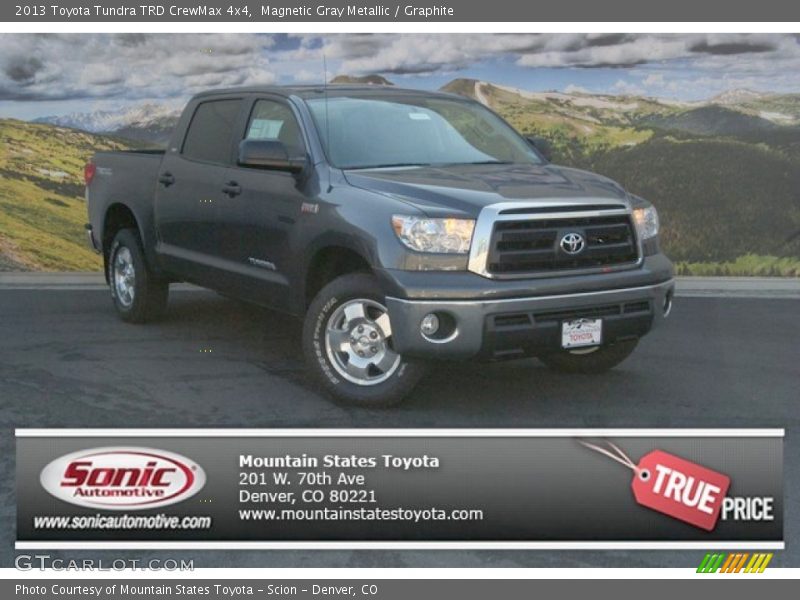 Magnetic Gray Metallic / Graphite 2013 Toyota Tundra TRD CrewMax 4x4