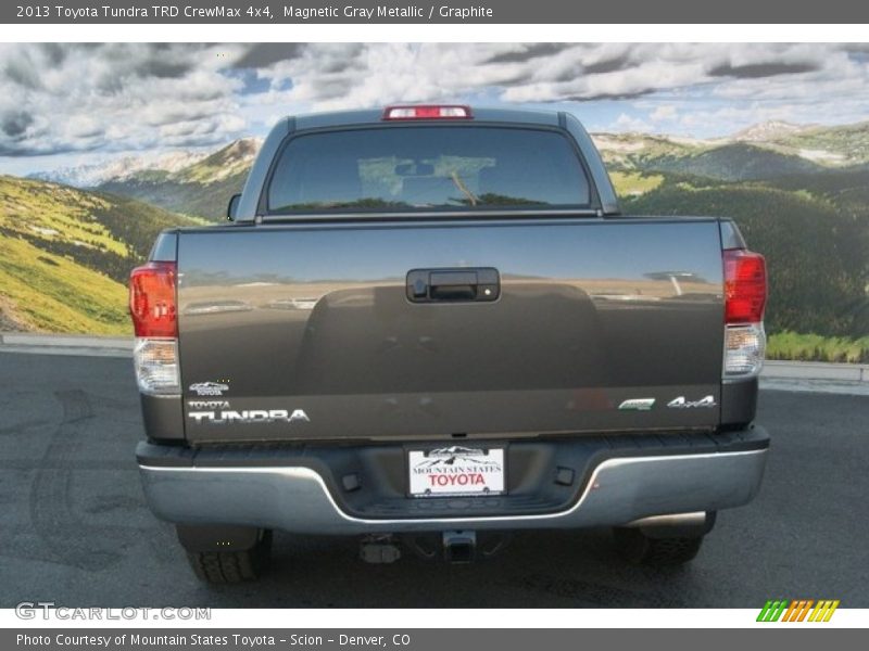 Magnetic Gray Metallic / Graphite 2013 Toyota Tundra TRD CrewMax 4x4