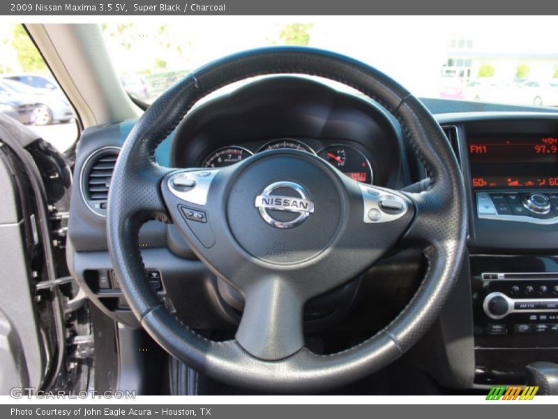 Super Black / Charcoal 2009 Nissan Maxima 3.5 SV