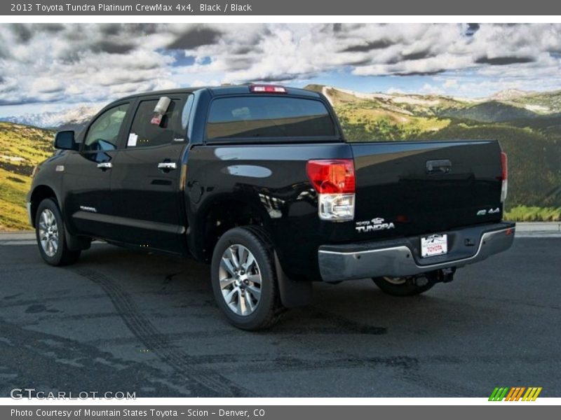 Black / Black 2013 Toyota Tundra Platinum CrewMax 4x4