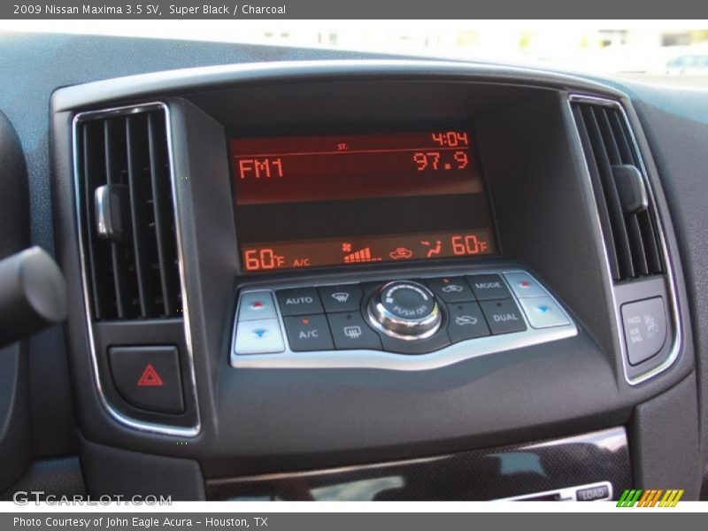 Super Black / Charcoal 2009 Nissan Maxima 3.5 SV