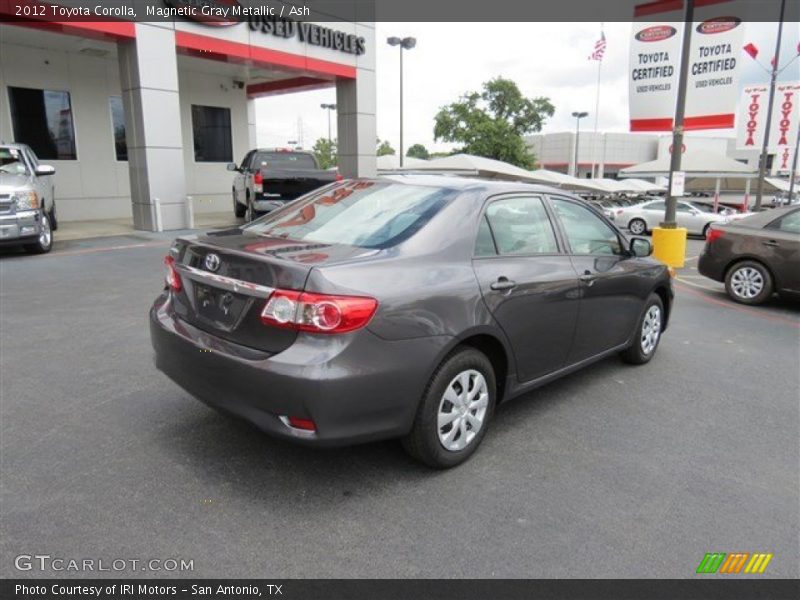 Magnetic Gray Metallic / Ash 2012 Toyota Corolla