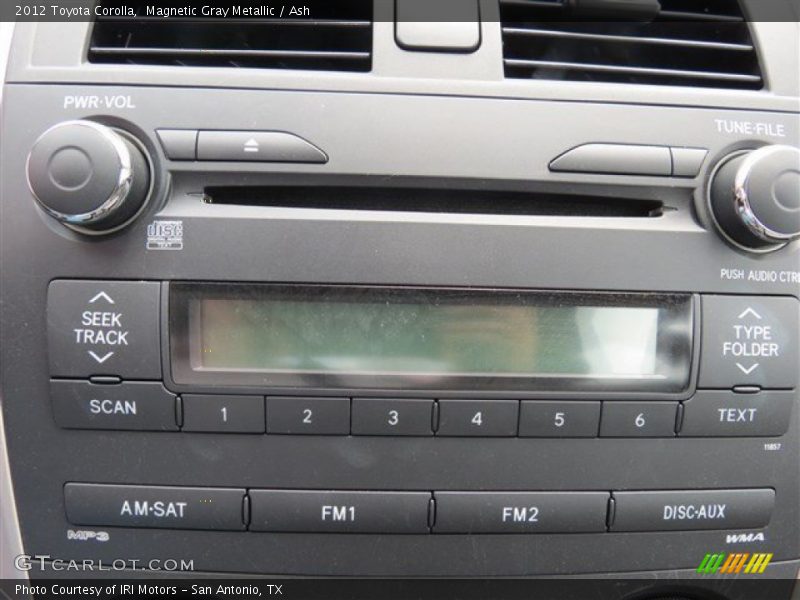 Magnetic Gray Metallic / Ash 2012 Toyota Corolla