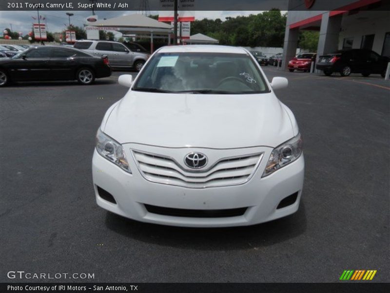 Super White / Ash 2011 Toyota Camry LE