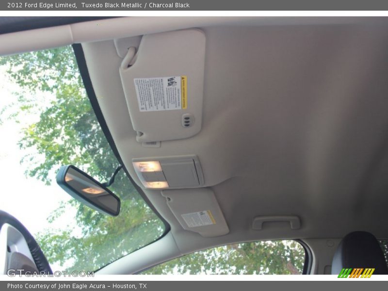 Tuxedo Black Metallic / Charcoal Black 2012 Ford Edge Limited