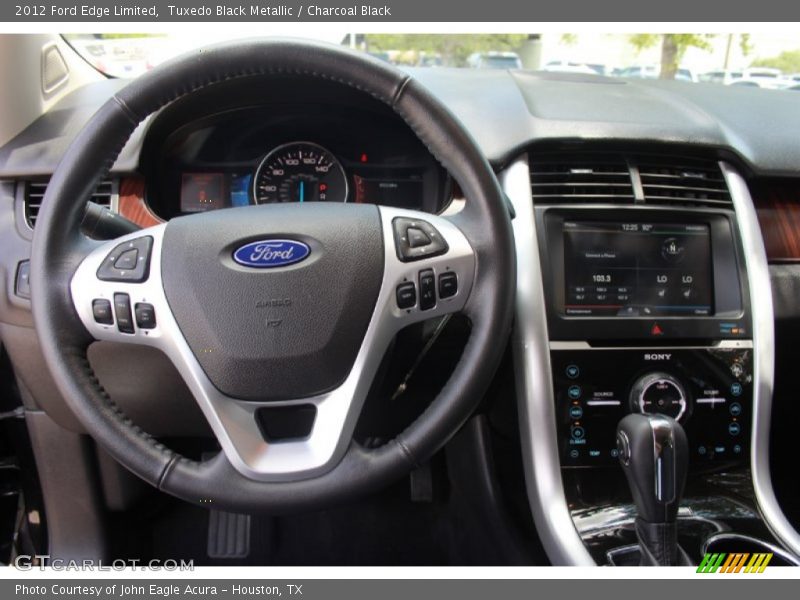 Tuxedo Black Metallic / Charcoal Black 2012 Ford Edge Limited