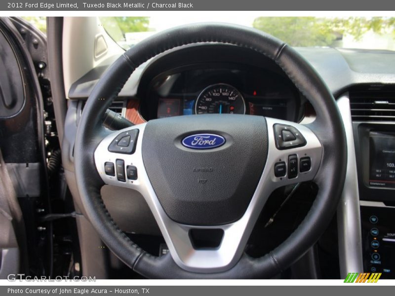Tuxedo Black Metallic / Charcoal Black 2012 Ford Edge Limited