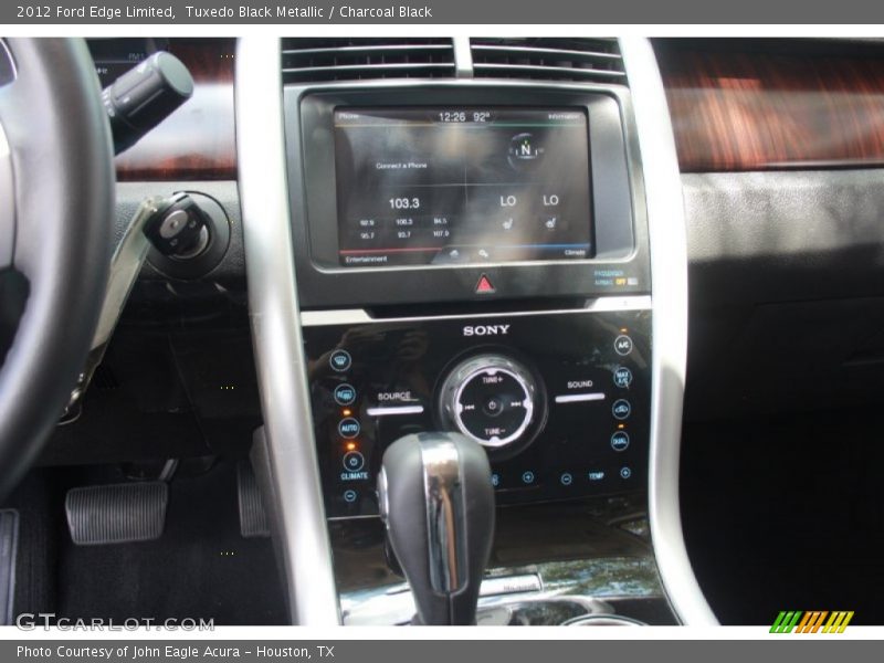 Tuxedo Black Metallic / Charcoal Black 2012 Ford Edge Limited