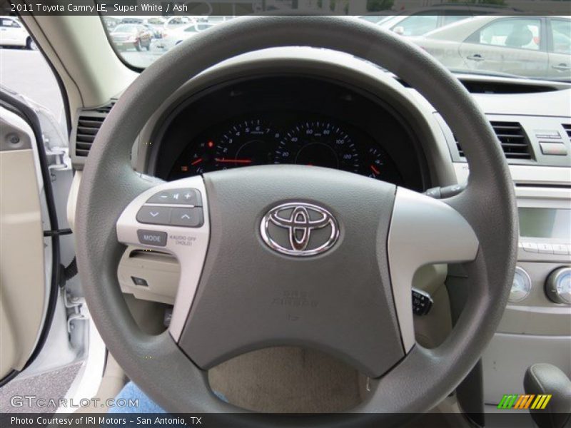 Super White / Ash 2011 Toyota Camry LE