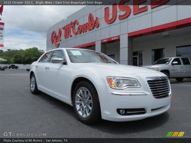 Bright White / Dark Frost Beige/Light Frost Beige 2013 Chrysler 300 C