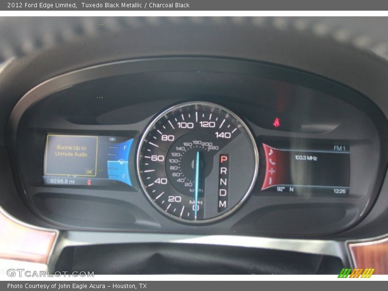 Tuxedo Black Metallic / Charcoal Black 2012 Ford Edge Limited