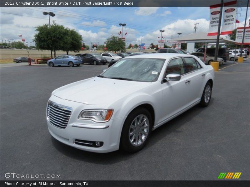 Bright White / Dark Frost Beige/Light Frost Beige 2013 Chrysler 300 C