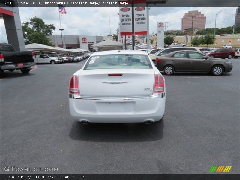 Bright White / Dark Frost Beige/Light Frost Beige 2013 Chrysler 300 C