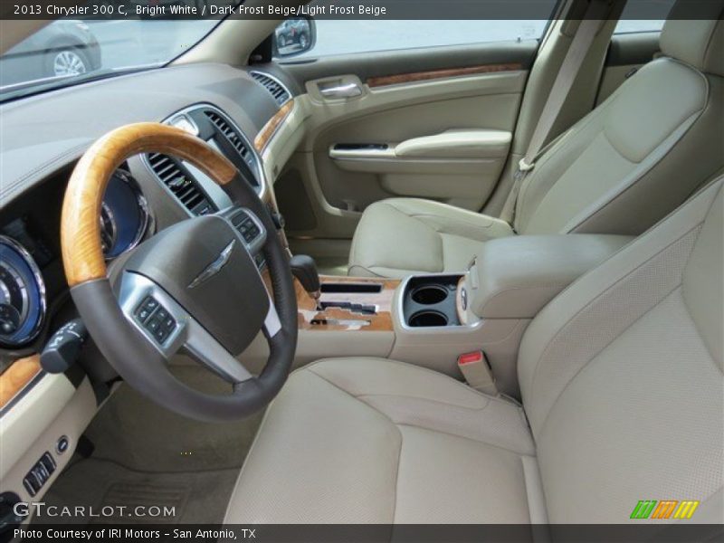Bright White / Dark Frost Beige/Light Frost Beige 2013 Chrysler 300 C