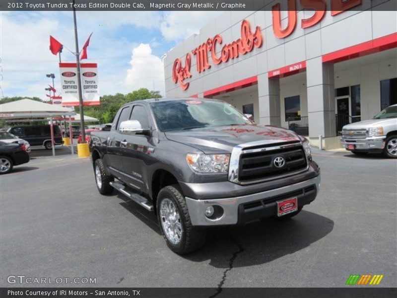 Magnetic Gray Metallic / Graphite 2012 Toyota Tundra Texas Edition Double Cab
